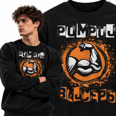 BLUZA NA SIŁOWNIĘ POMPUJ BAJCEPS